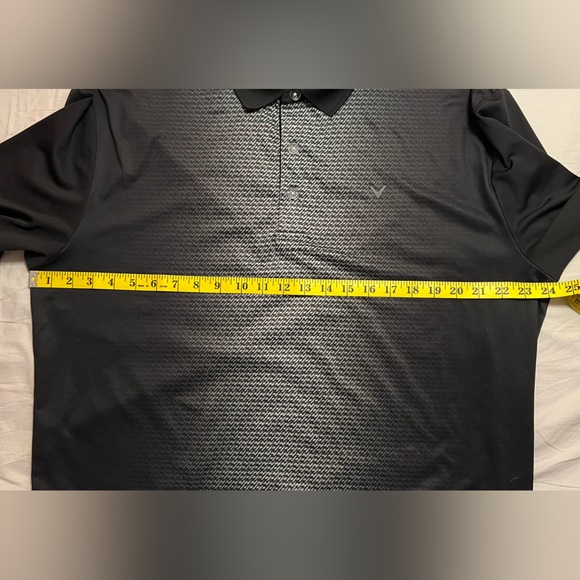 Callaway Black with Grey Detail Golf Polo - Picture 5 of 8